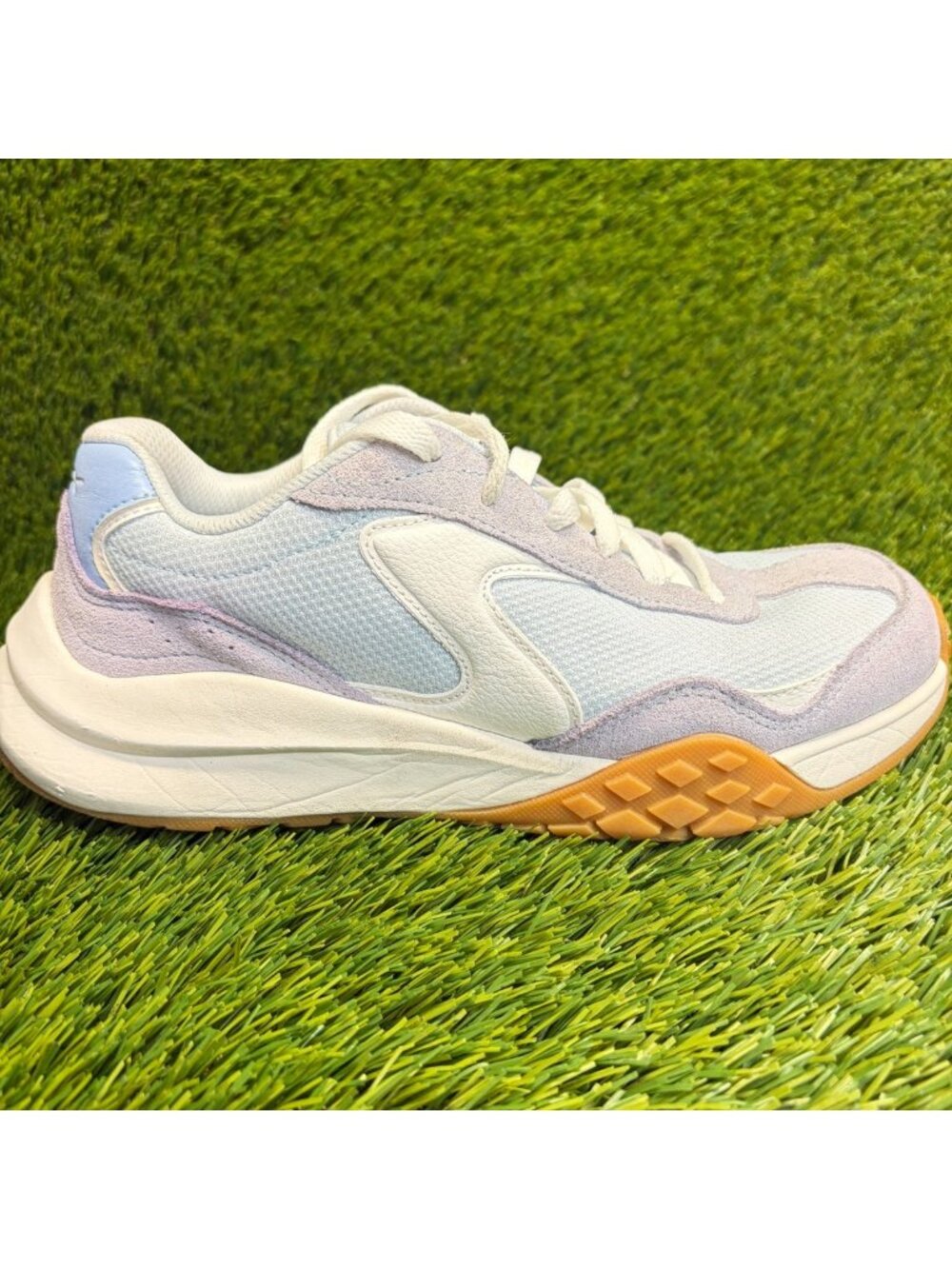 Skechers Court Frenzy Womens Size 8 Blue White Running Pickleball Shoes Sneakers